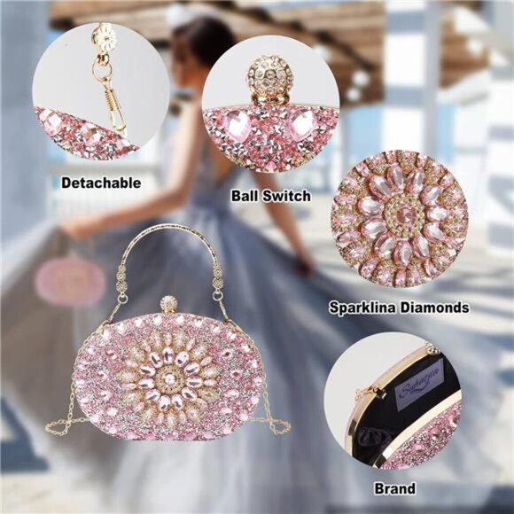 Clutch Purses Handbag for Women - Picture 2 of 7